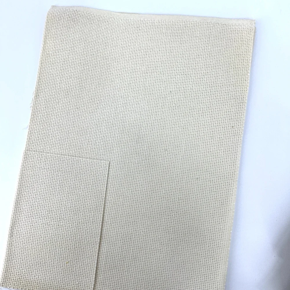 Vintage Counted Cross Stitch Background Fabric Only